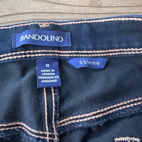 Bandolino Selene women’s plus jean capri size 18 - Picture 4 of 8